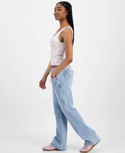 Celebrity Pink Juniors' Drawstring Bootcut Jeans
