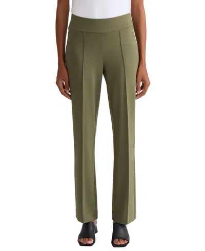 Jones New York Pintuck Pull-on Straight Leg Pants