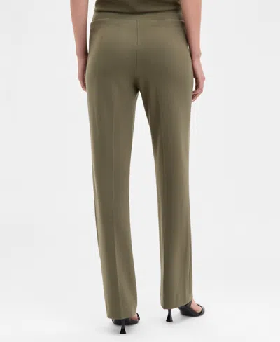 Jones New York Pintuck Pull-on Straight Leg Pants
