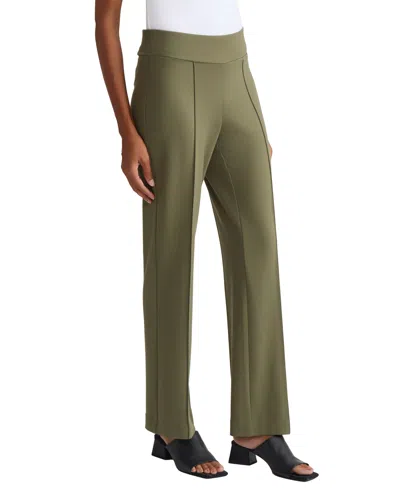 Jones New York Pintuck Pull-on Straight Leg Pants
