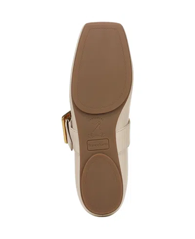 Franco Sarto Oakes Square Toe Flat In Neutral