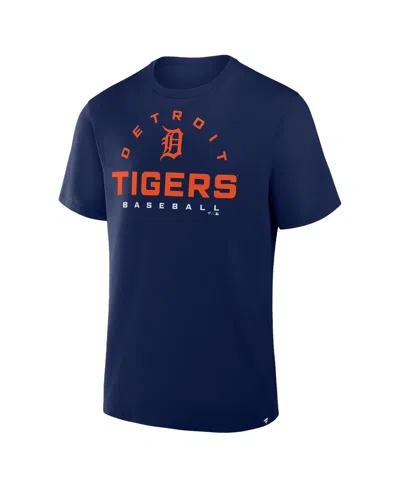 Fanatics Men's Navy Detroit Tigers Clubhouse Legacy Primary Play T-shirt In Blue