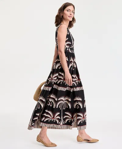 Inc International Concepts Women's Printed Button-up Maxi Dress, Exclusively At Macy's
