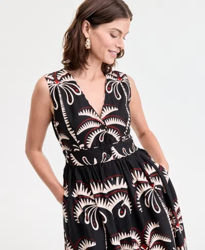 Inc International Concepts Women's Printed Button-up Maxi Dress, Exclusively At Macy's