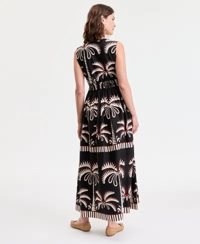 Inc International Concepts Women's Printed Button-up Maxi Dress, Exclusively At Macy's