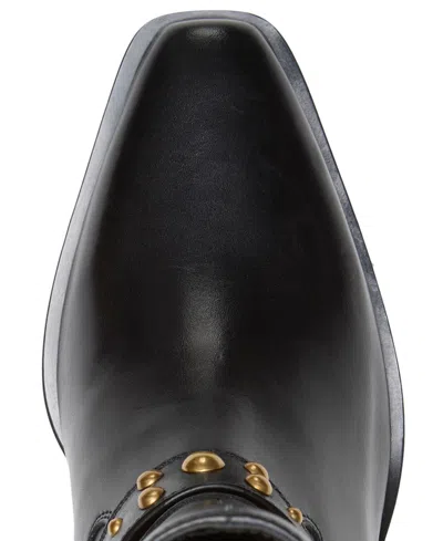 Vince Camuto Women's Roista Studded Western Moto Booties In Brown