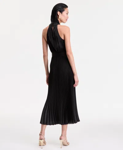Inc International Concepts Women's Pleated Halter Dress, Exclusively At Macy's