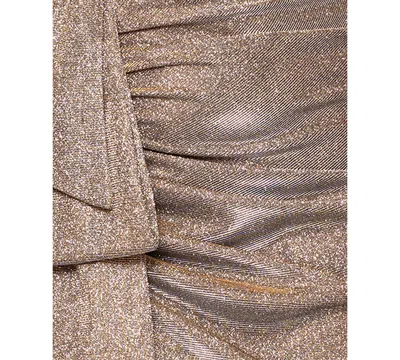Xscape Plus Size Off-the-shoulder Glitter Gown