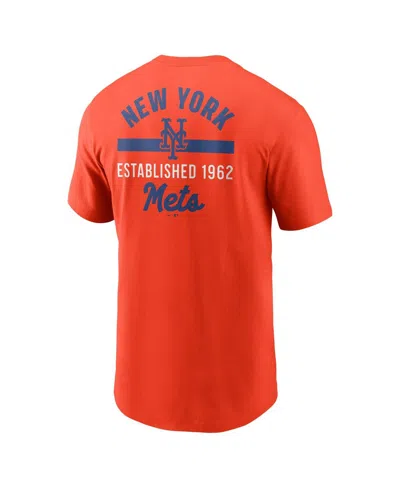 Nike Orange New York Mets 2-hit T-shirt In Orange