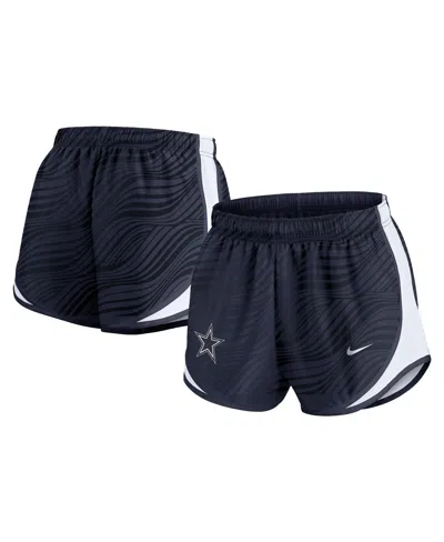 Nike Women's Navy Dallas Cowboys Tempo Performance Shorts