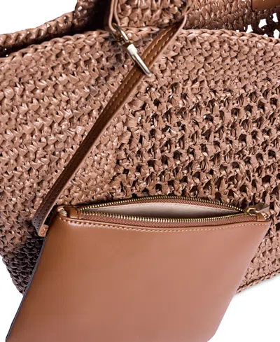 Sam Edelman Marcie Open Weave Raffia Tote