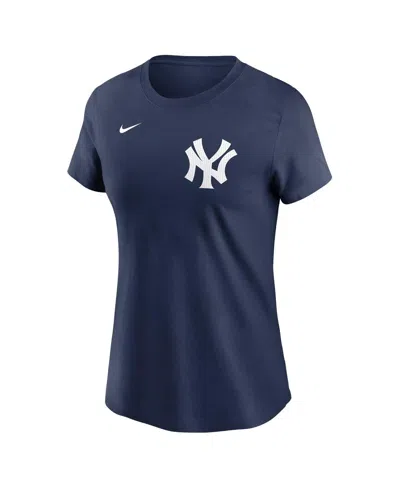 Nike Women's Giancarlo Stanton Navy New York Yankees Fuse Name Number T-shirt