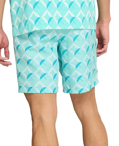 Puma Men's Resort Umbrella-graphic Shorts In Blue