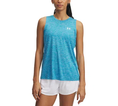 Under Armour Women's Tech Twist Tank In Blue