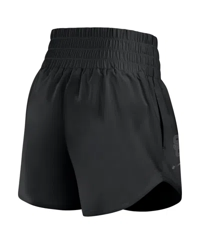 Nike Women's Black Usc Trojans Performance One High-rise Shorts