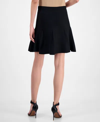 Tahari Asl Women's Flair Pull-on Sweater Skirt In Black