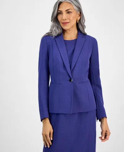 Kasper Women's Seamed One-button Blazer, Regular & Petite