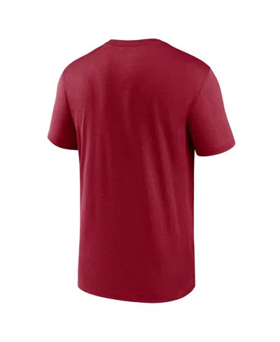 Jordan Men's Oklahoma Sideline Legend Small Logo  Brand Dri-fit College T-shirt In Red