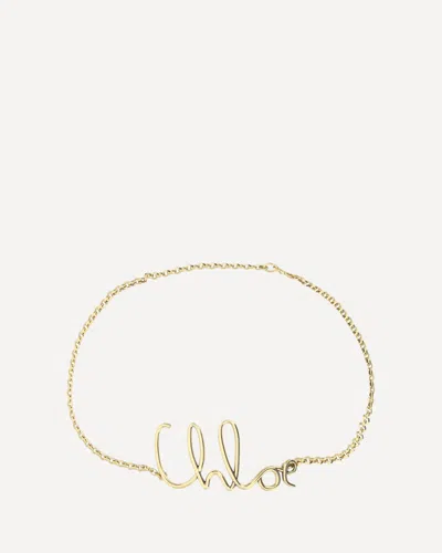 Chloé Iconic Small Belt In Gold