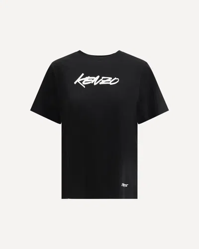 Kenzo Cotton T-shirt In Black