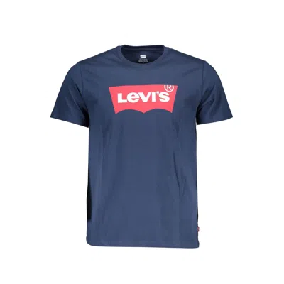 Levi&#039;s Blue Cotton Men T-shirt