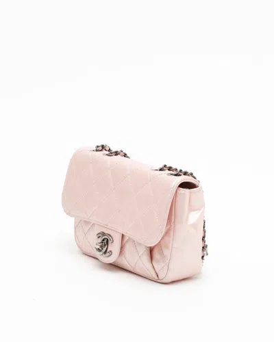 Pre-owned Chanel Classic Mini Iridescent Single Flap Bag
