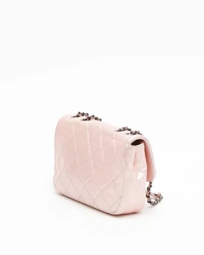 Pre-owned Chanel Classic Mini Iridescent Single Flap Bag