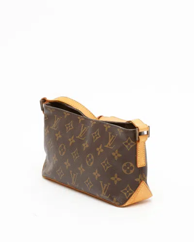 Pre-owned Louis Vuitton Monogram Trotteur Crossbody Bag In Brown