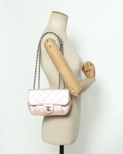 Pre-owned Chanel Classic Mini Iridescent Single Flap Bag