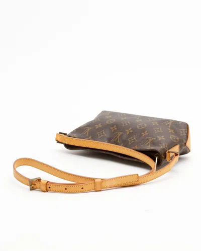 Pre-owned Louis Vuitton Monogram Trotteur Crossbody Bag In Brown