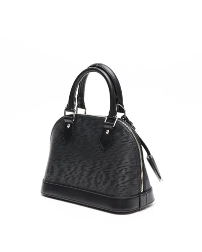 Pre-owned Louis Vuitton Alma Epi Bb Shoulder Bag In Black