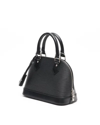 Pre-owned Louis Vuitton Alma Epi Bb Shoulder Bag In Black