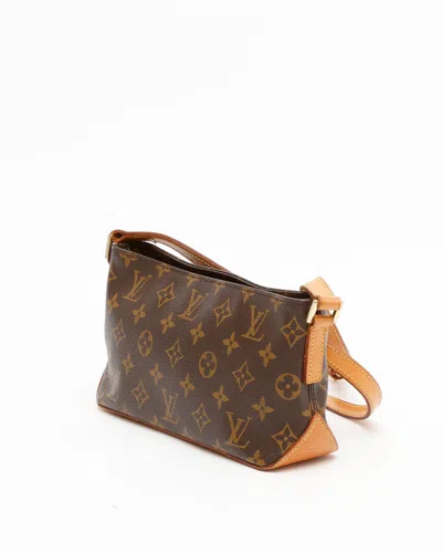 Pre-owned Louis Vuitton Monogram Trotteur Crossbody Bag In Brown