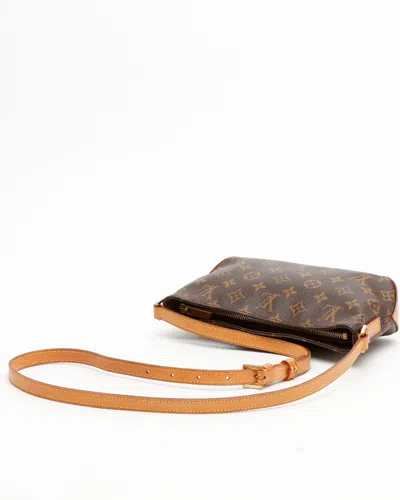 Pre-owned Louis Vuitton Monogram Trotteur Crossbody Bag In Brown