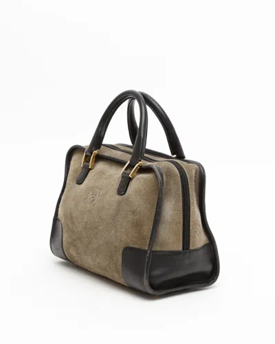 Loewe Amazona Suede Handbag