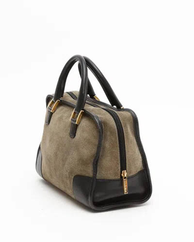 Loewe Amazona Suede Handbag