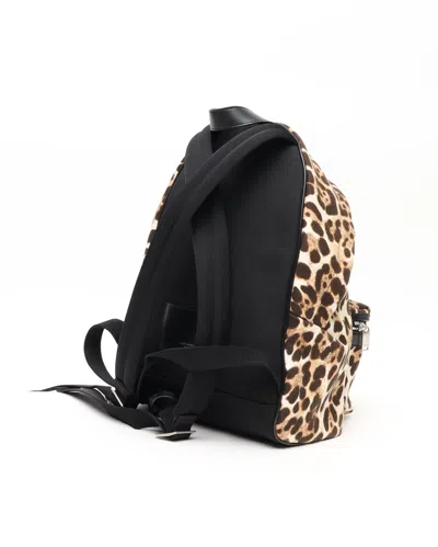 Saint Laurent Leopard City Backpack