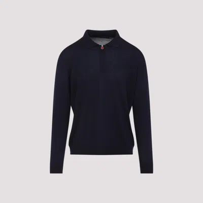 Kiton Navy Blue Polo Shirt