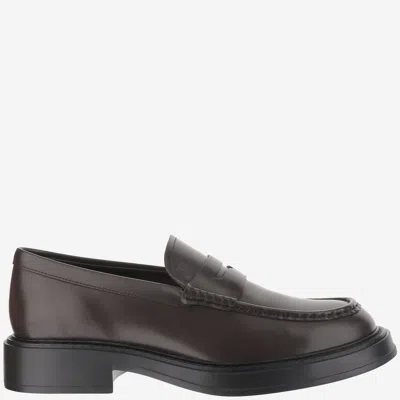 Tod's Mocassino Extralight 61k Loafers Black In Brown