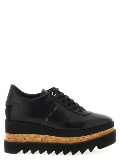 Stella Mccartney Elyse Platform Brogues With Contrast Sole In Black
