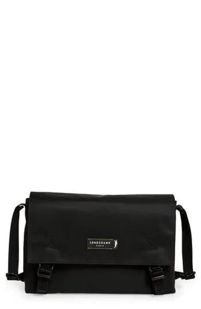 Longchamp Green District Flap Messenger Bag