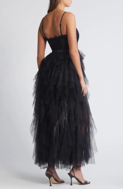 Chelsea28 Corset Lace & Tulle Gown