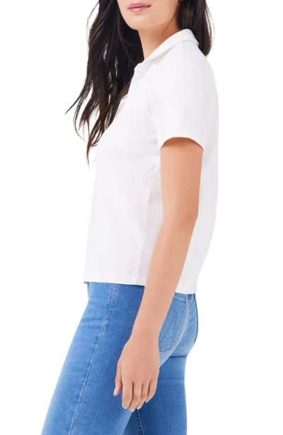 Nzt By Nic+zoe Johnny Collar Stretch Cotton Polo