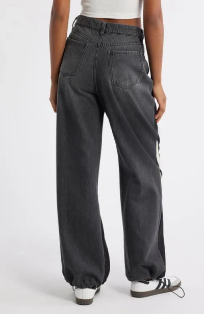 Ptcl French Terry & Denim Mixed Media Pants