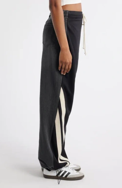 Ptcl French Terry & Denim Mixed Media Pants