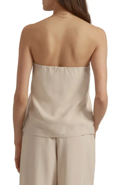 Favorite Daughter The Oliver Bustier Strapless Top In Brown
