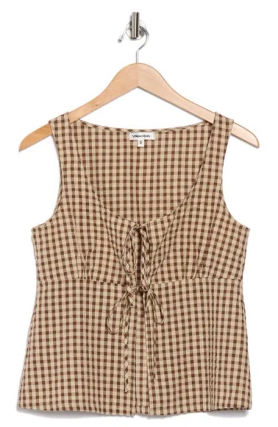 Vigoss Tie Front Vest Top