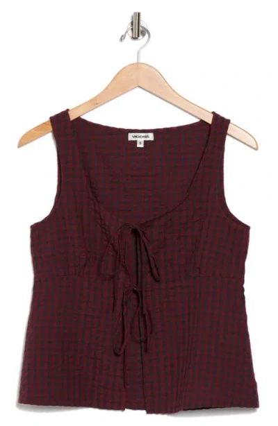 Vigoss Tie Front Vest Top