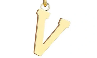 Adornia Initial Charm Tennis Necklace