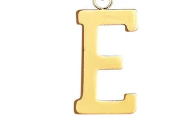 Adornia Initial Charm Tennis Necklace